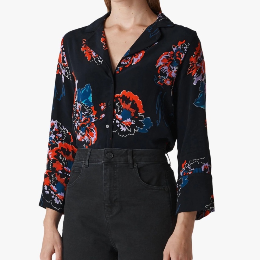 Whistles Freya Print Top